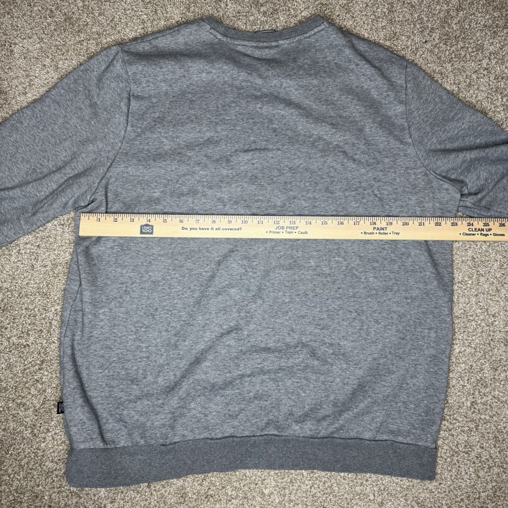 Puma Crewneck Sweatshirt Men's Size XLarge (Fit Large) Grey Comfort Light Weight - Picture 7 of 8